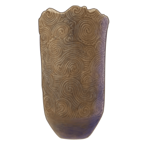 縄文土器 渦巻文土器(桂野遺跡) | 縄文ドキドキ会